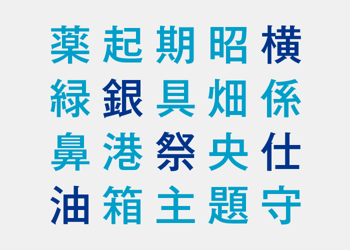 漢字の読み書きについて